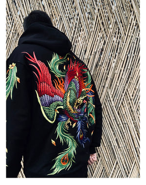 Hyper Premium vibrant phoenix hoodie