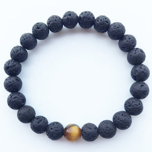 Black lava healing bracelet