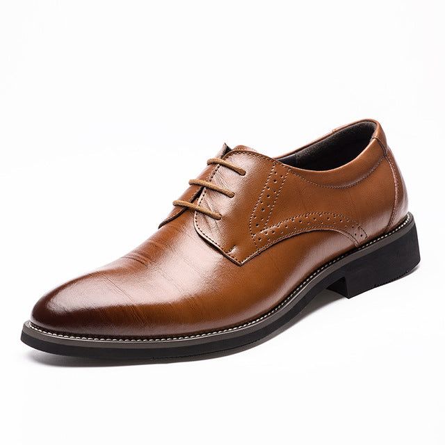 Men's Oxford pointed toe shoes