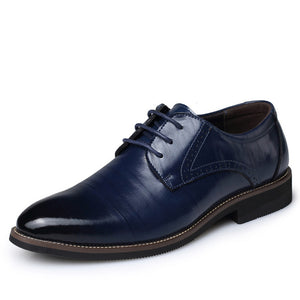 Men's Oxford pointed toe shoes