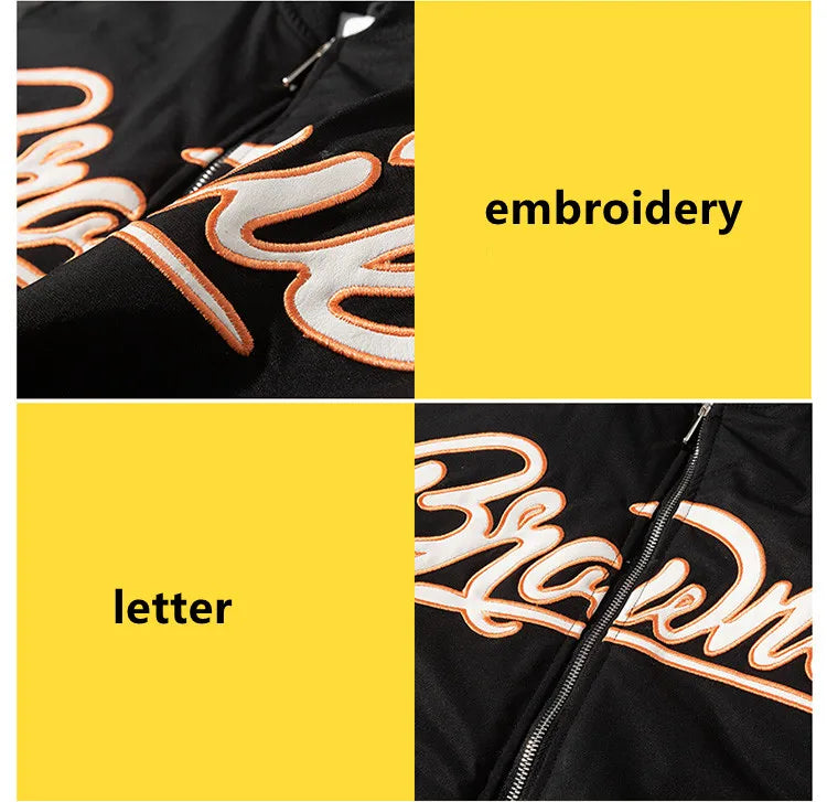 Freestyle varsity baseball jacket