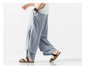 Wide bushido Kogarashi pants