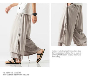 Wide bushido Kogarashi pants