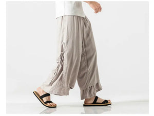 Wide bushido Kogarashi pants