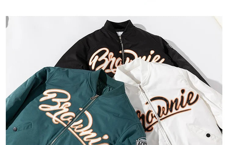 Freestyle varsity baseball jacket