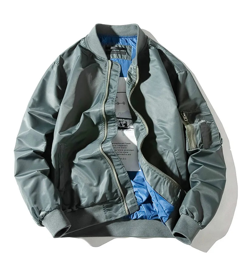 Maro solid bomber jacket