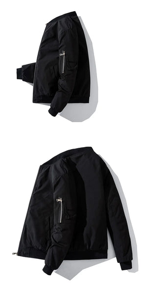 Kaito solid bomber jacket