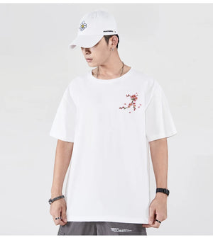 Embroidery sakura T-shirt