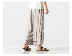 Wide bushido Kogarashi pants