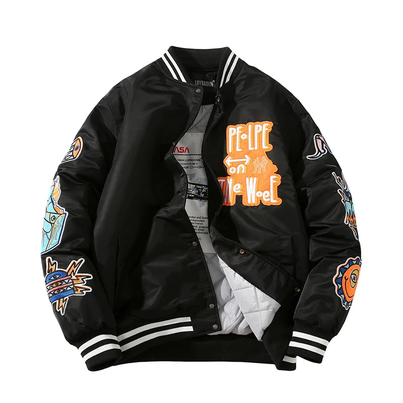 PE-LPE varsity baseball jacket