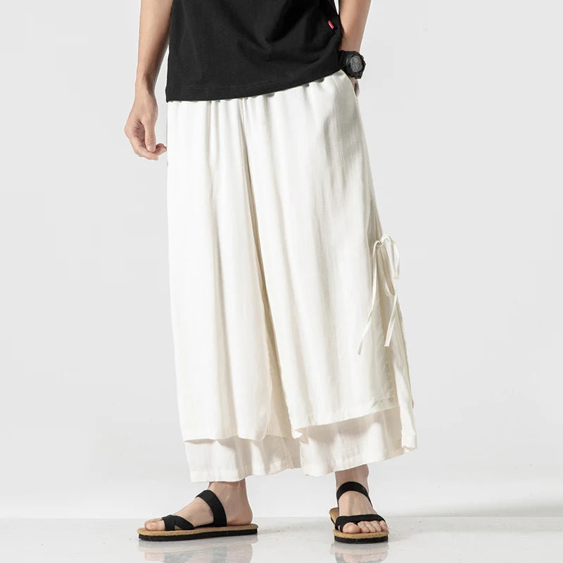 Wide bushido Kogarashi pants