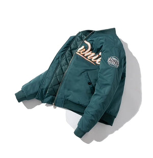 Freestyle varsity baseball jacket