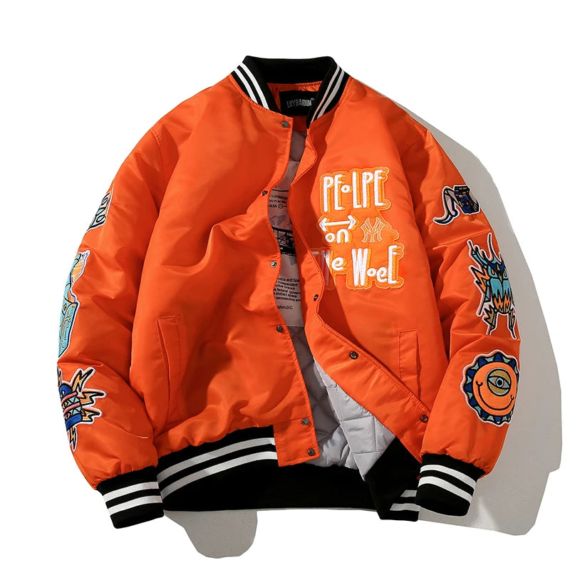 PE-LPE varsity baseball jacket