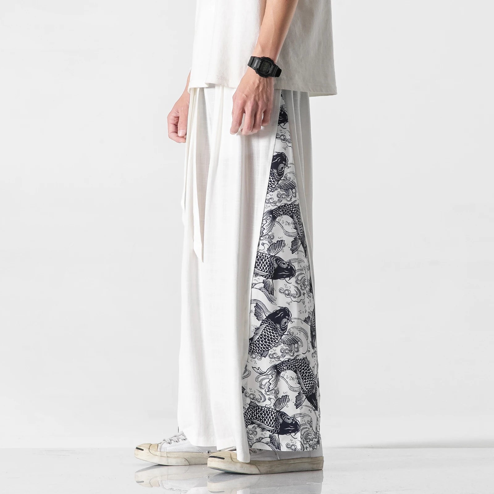 Wide bushido mawaru pants