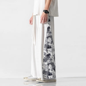 Wide bushido mawaru pants