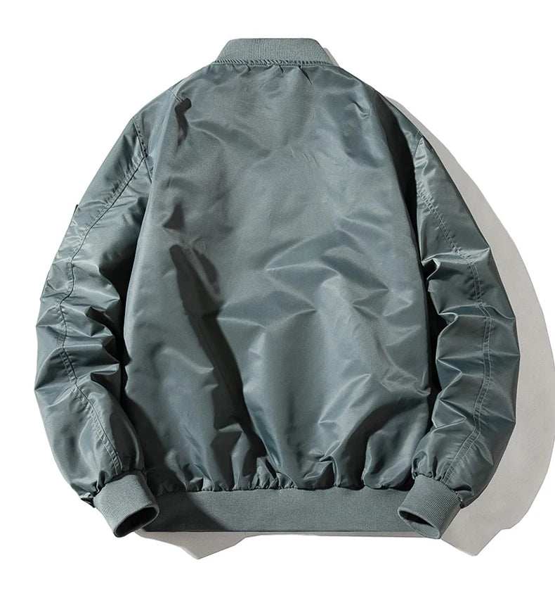 Maro solid bomber jacket