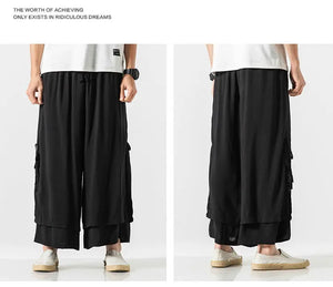 Wide bushido Kogarashi pants