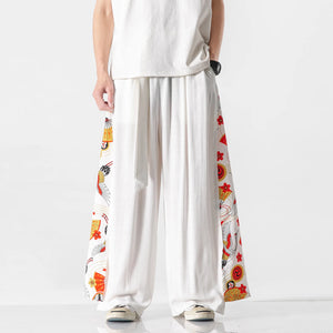 Wide bushido mawaru pants