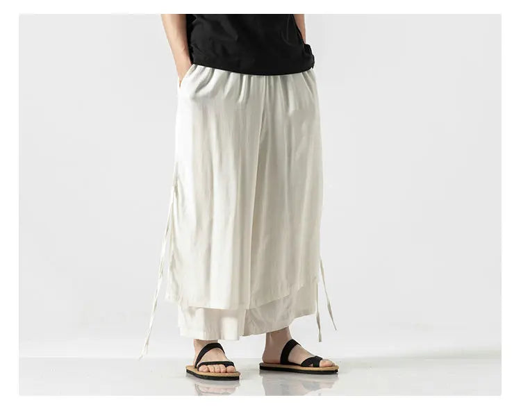 Wide bushido Kogarashi pants