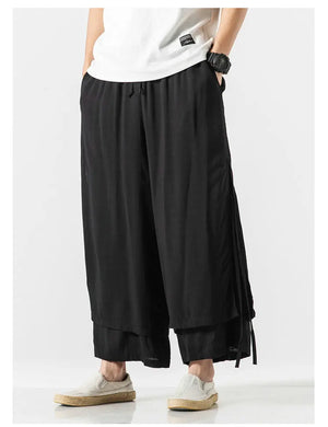 Wide bushido Kogarashi pants