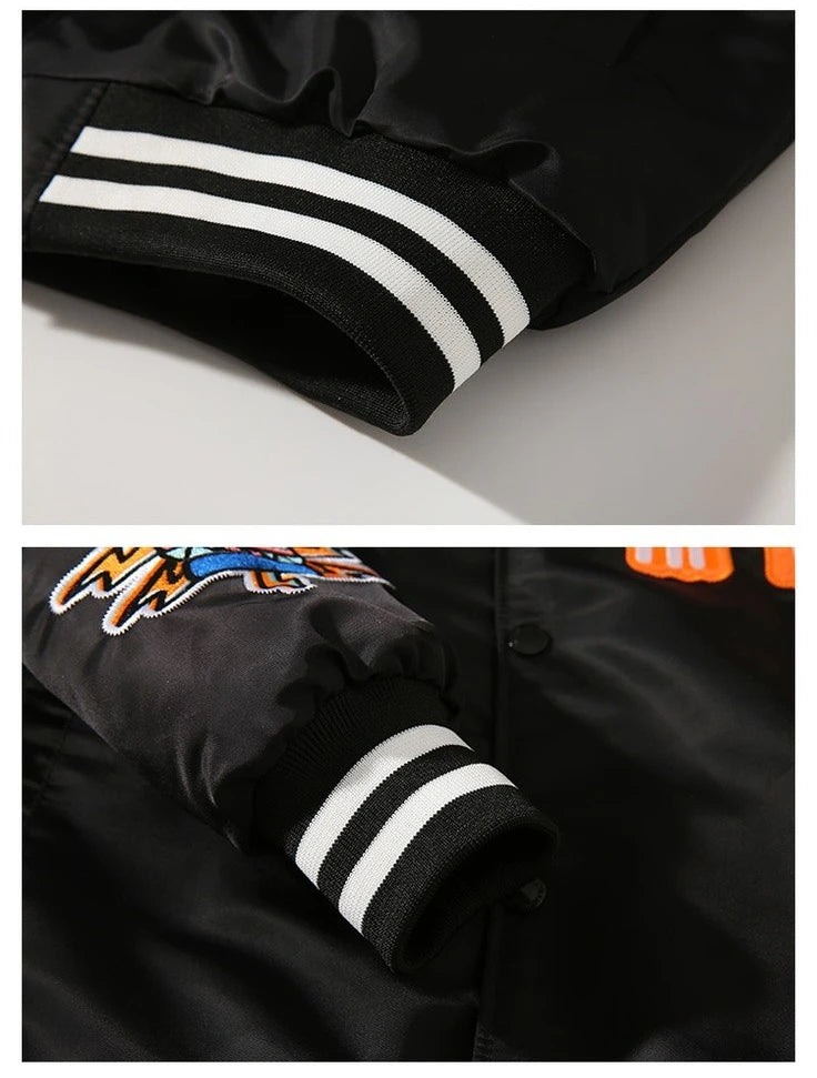 PE-LPE varsity baseball jacket