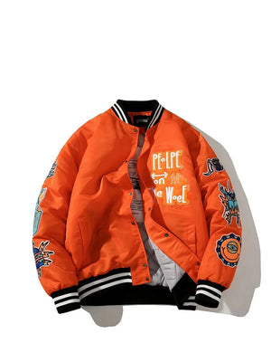 PE-LPE varsity baseball jacket