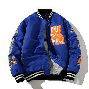 PE-LPE varsity baseball jacket