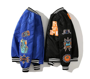 PE-LPE varsity baseball jacket