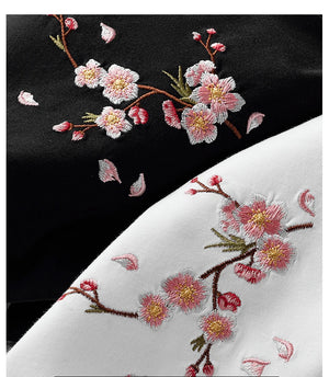 Embroidery sakura T-shirt