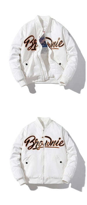 Freestyle varsity baseball jacket