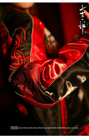 Hyper-premiums embroidery ruby dragon claw sukajan jacket