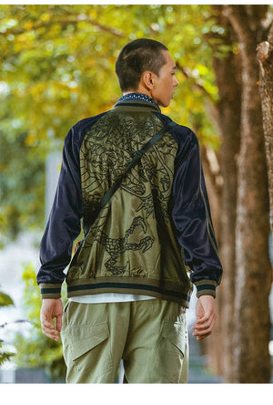 Hyper premium silhouette dragon sukajan jacket