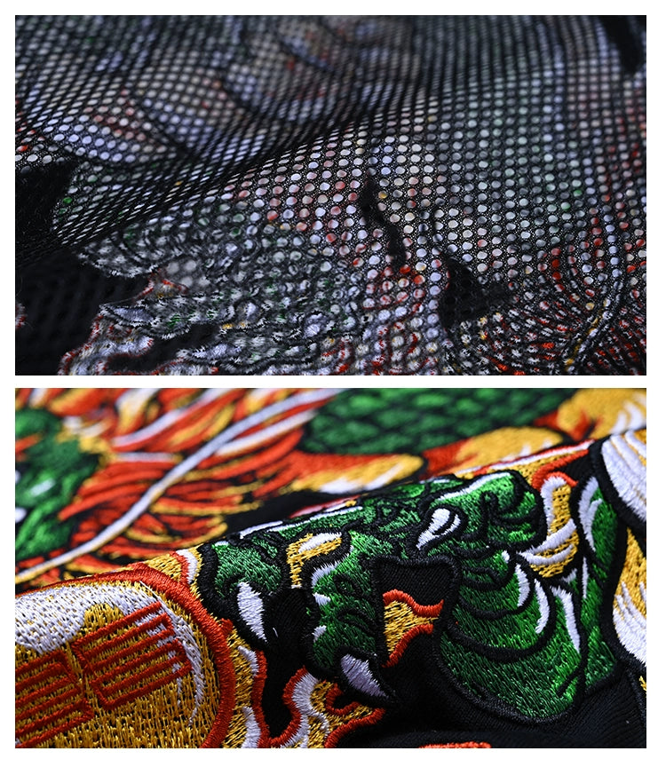 Hyper premium embroidery dragon T-shirt