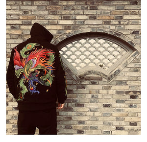 Hyper Premium vibrant phoenix hoodie