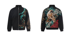 Hyper premium roaring beast embroidery jacket