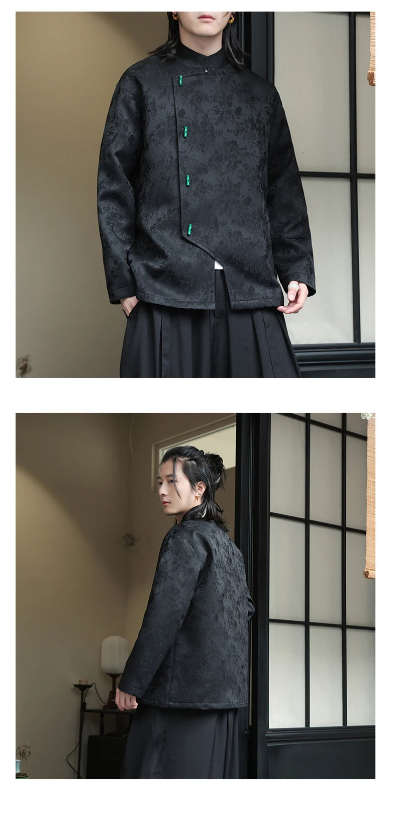 Premium designed traditional silhouette pattern Tang Dynasty jacket