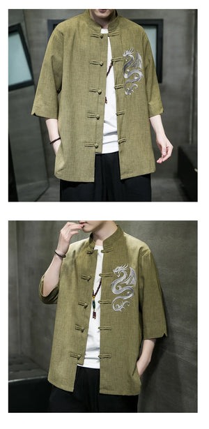 Yijin dragon Tang shirt