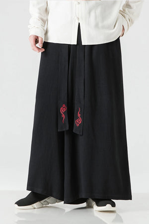 Wide bushido noren pants