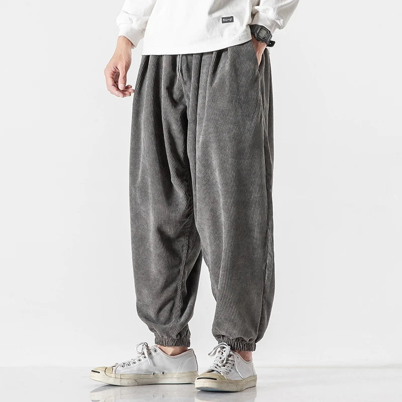 "Sumu" corduroy harem pants