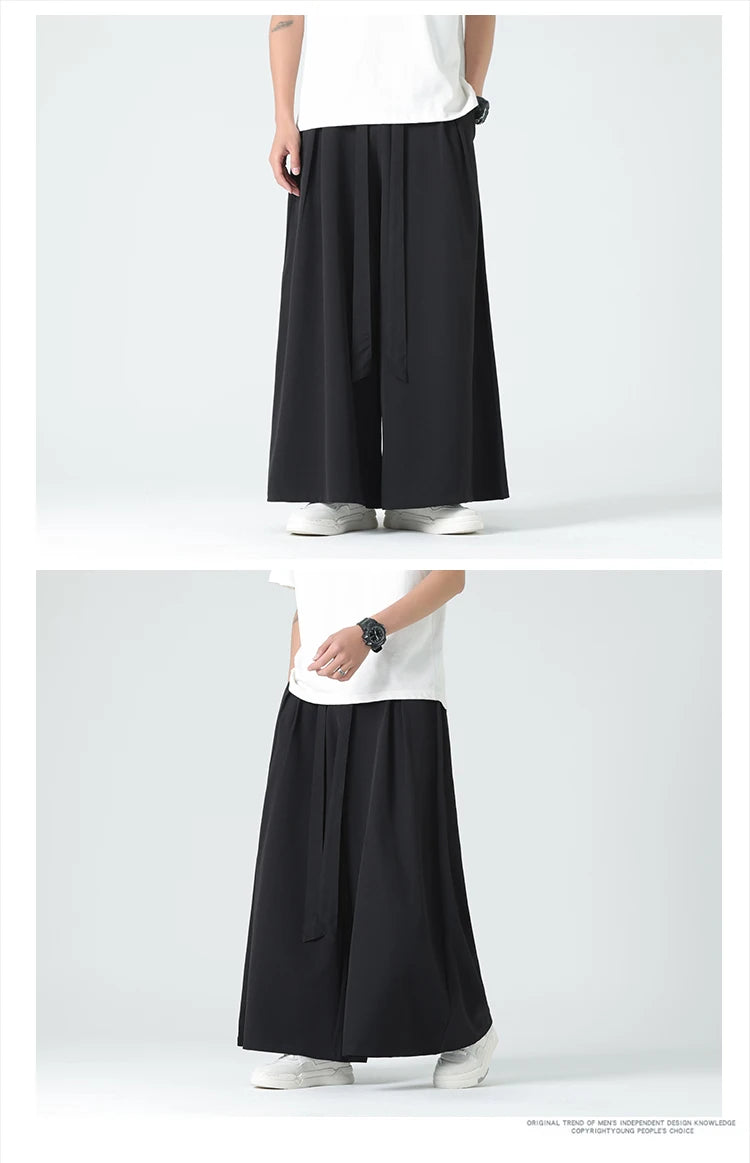 Wide bushido yurei pants