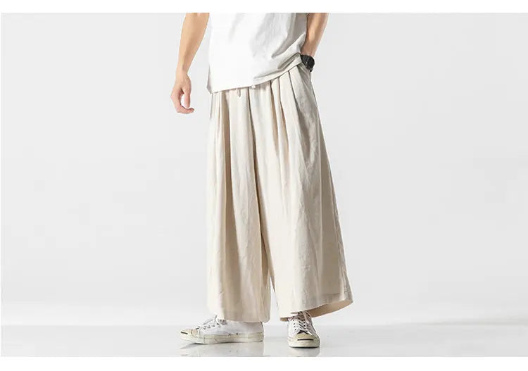 Wide bushido Kogarashi pants