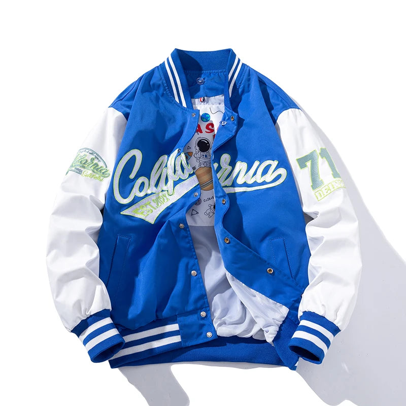 71' spaceman varsity baseball jacket