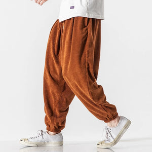 "Sumu" corduroy harem pants