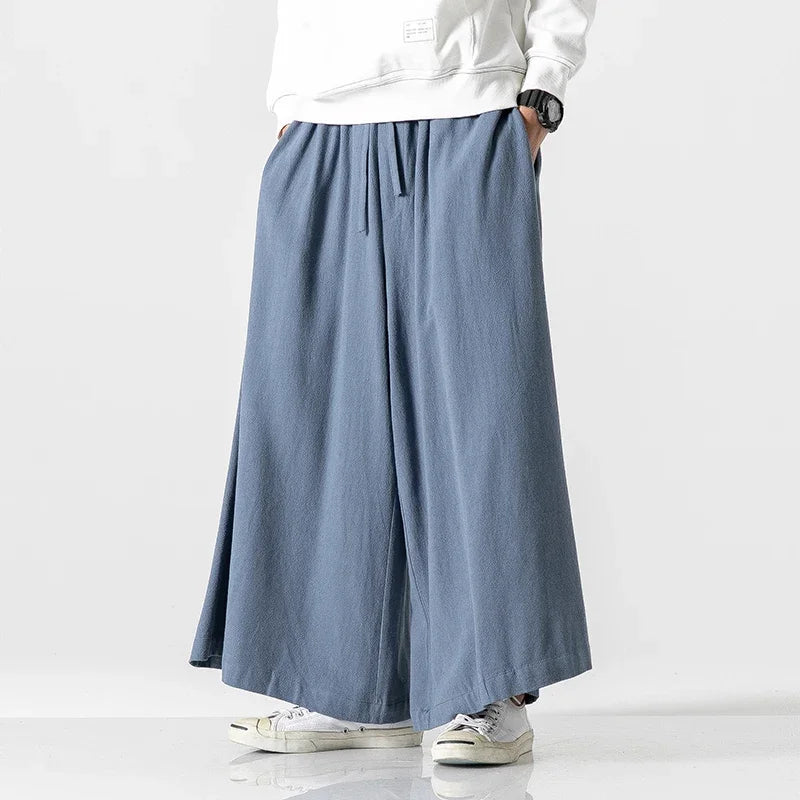 Wide bushido ikebana pants