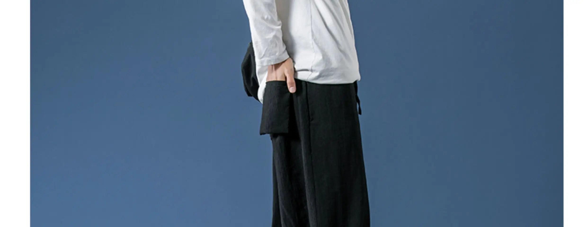 Kaki ankle length harem pants