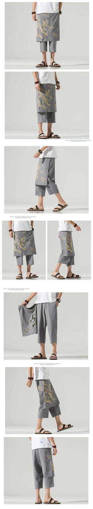 Raijin skirt pants