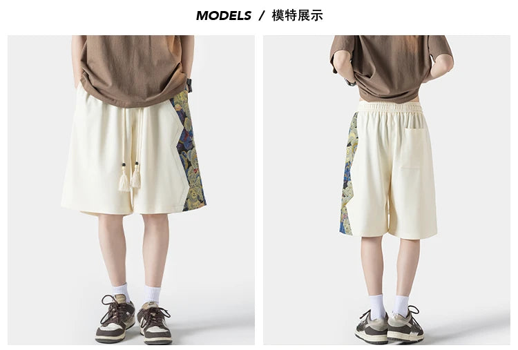 Bear side design shorts
