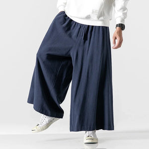 Wide bushido ikebana pants