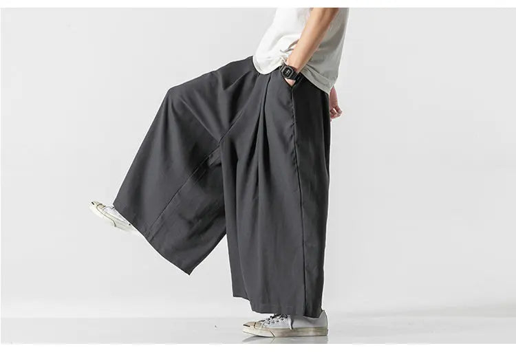 Wide bushido Kogarashi pants