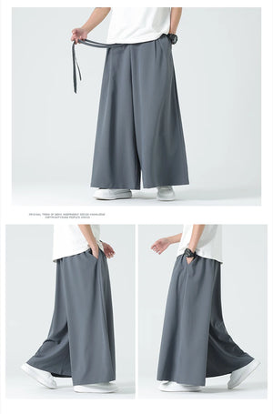 Wide bushido yurei pants